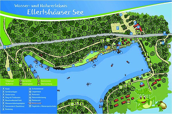 Übersichtskarte des Ellertshäuser See
